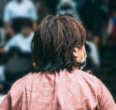 末期の肺癌の60代の女性