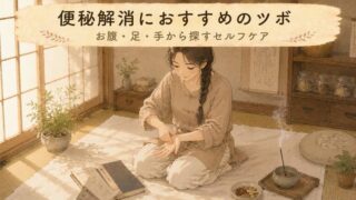 【図解】便秘のツボはどこ？お腹・手・足の位置と押し方を解説
