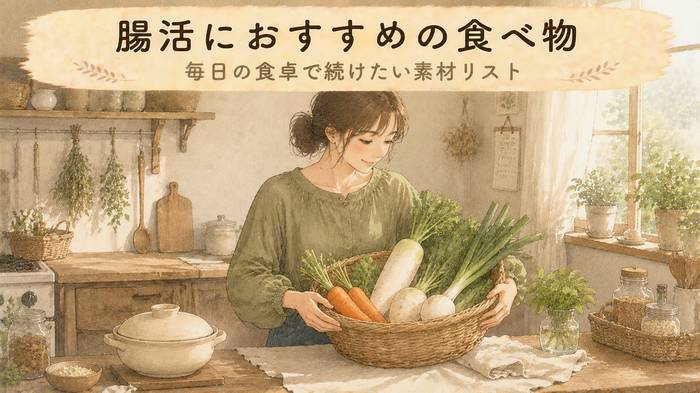 【選び方ガイド】腸活におすすめの食べ物!はじめての方が選ぶ食材ジャンル