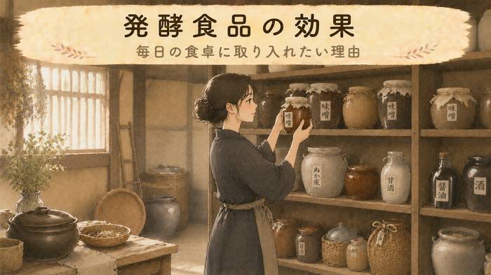 【7つの体感】発酵食品が腸に良い理由は？毎日食べたくなる話