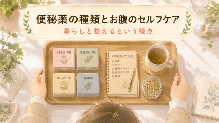 【医療と並走】便秘薬の種類とお腹のセルフケアという視点