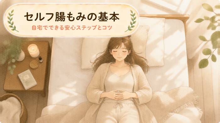 【家族でできる】セルフ腸もみの基本！お腹をやさしく整えるホームケア