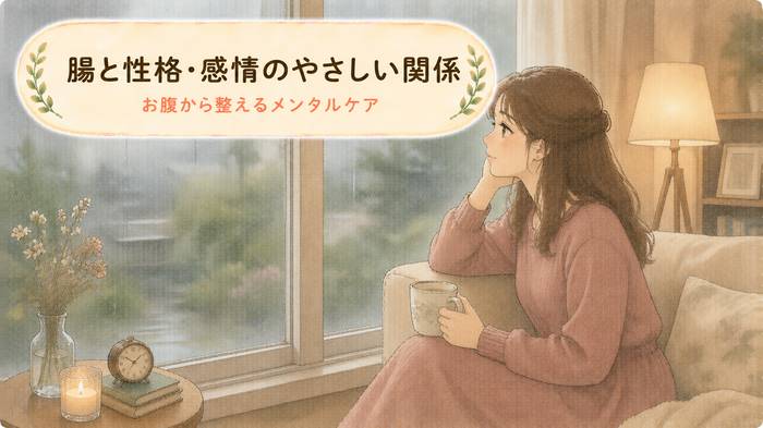 【お腹タイプ別】腸と性格の関係！感情のクセと整え方