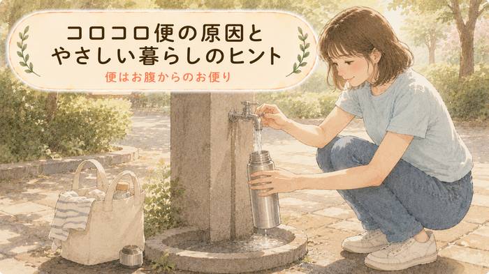 【便のかたちで読む】コロコロ便の原因と整え方!暮らしのヒント