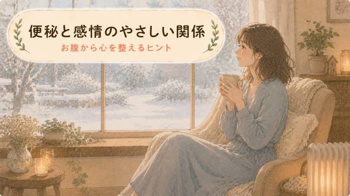 【感情を抑える人へ】便秘と感情の関係！お腹をほどくヒント