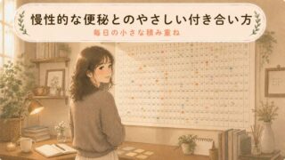 【焦らず続ける】慢性的な便秘とのやさしい付き合い方