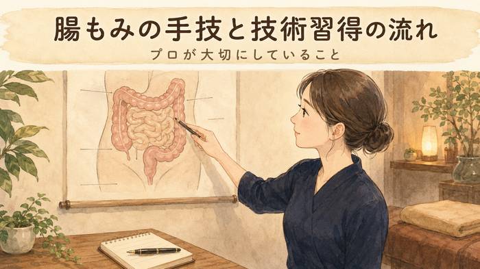 【プロの手技】腸もみの技術習得の流れ!大切にしていること