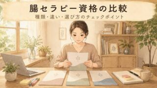 【徹底比較】腸セラピー資格のスクール比較！後悔しない選び方