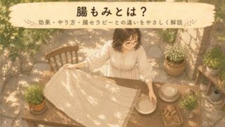 【基礎から】腸もみとは？自分でできるお腹のセルフケアの基本