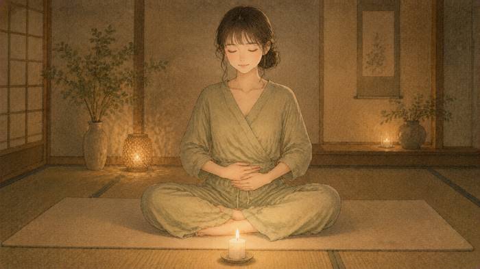 瞑想と便秘の意外な3つのつながりと、お腹から整えるヒント