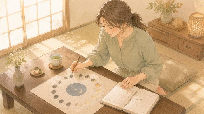 腸セラピーの視点で、女性の体は「月のリズム」で動く