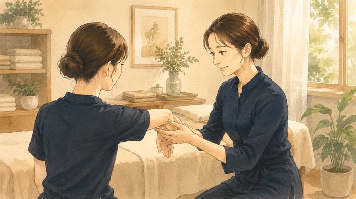 腸セラピーの視点で、手は心と体に触れる「対話の道具」