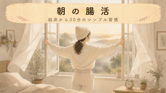 【朝活のすすめ】朝の腸活で1日を整える!毎日10分から始める簡単習慣