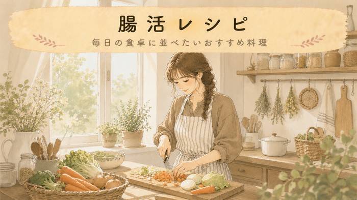 【簡単レシピ】腸活レシピおすすめ！朝・昼・夜にちょい足しできるメニュー