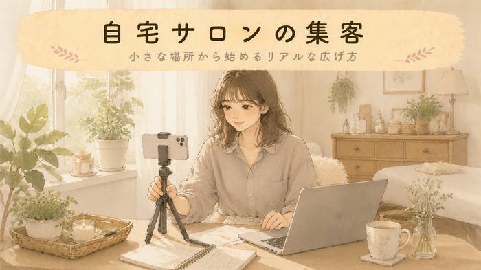 【集客の3本柱】自宅サロン集客で失敗しない方法!SNS・口コミ・リピート