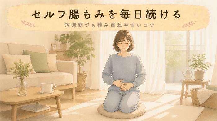 【毎日OK？】セルフ腸もみの頻度は？無理なく続けるコツと工夫