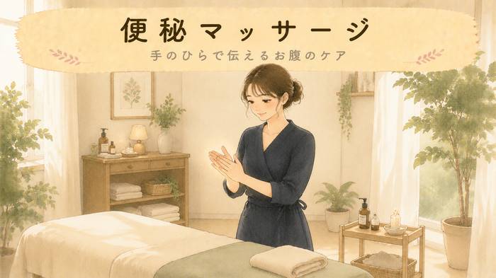 【手・足・お腹】便秘マッサージ！ツボ＆セルフケア3か所