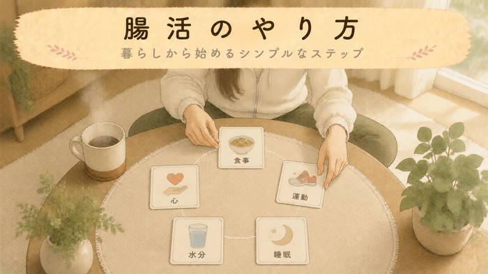 【6ステップ】腸活のやり方を実践！基本の手順と続けるコツ