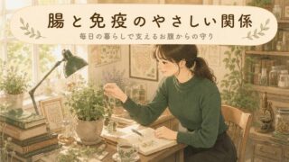 【お腹から免疫ケア】腸と免疫のやさしい関係！暮らしで守りを支える