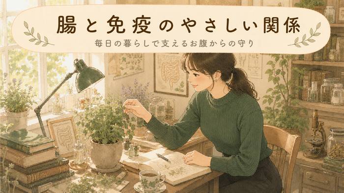 【お腹から免疫ケア】腸と免疫のやさしい関係！暮らしで守りを支える