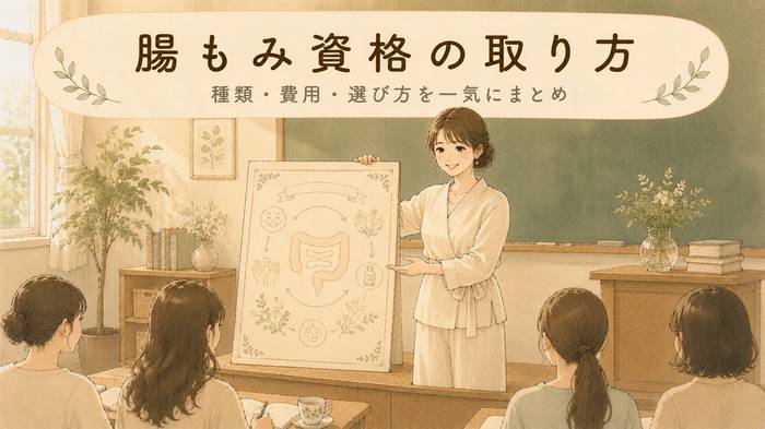 【費用と予算】腸もみ資格の費用は?相場と予算の組み立て方